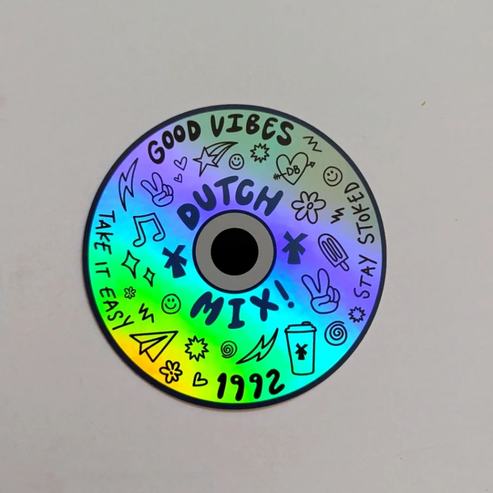 Colorful Dutch Mix CD Sticker - Picture 1 of 1